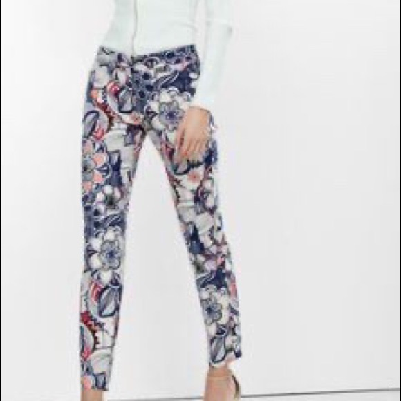 Express Pants - Express Columnist Floral Dress Pants